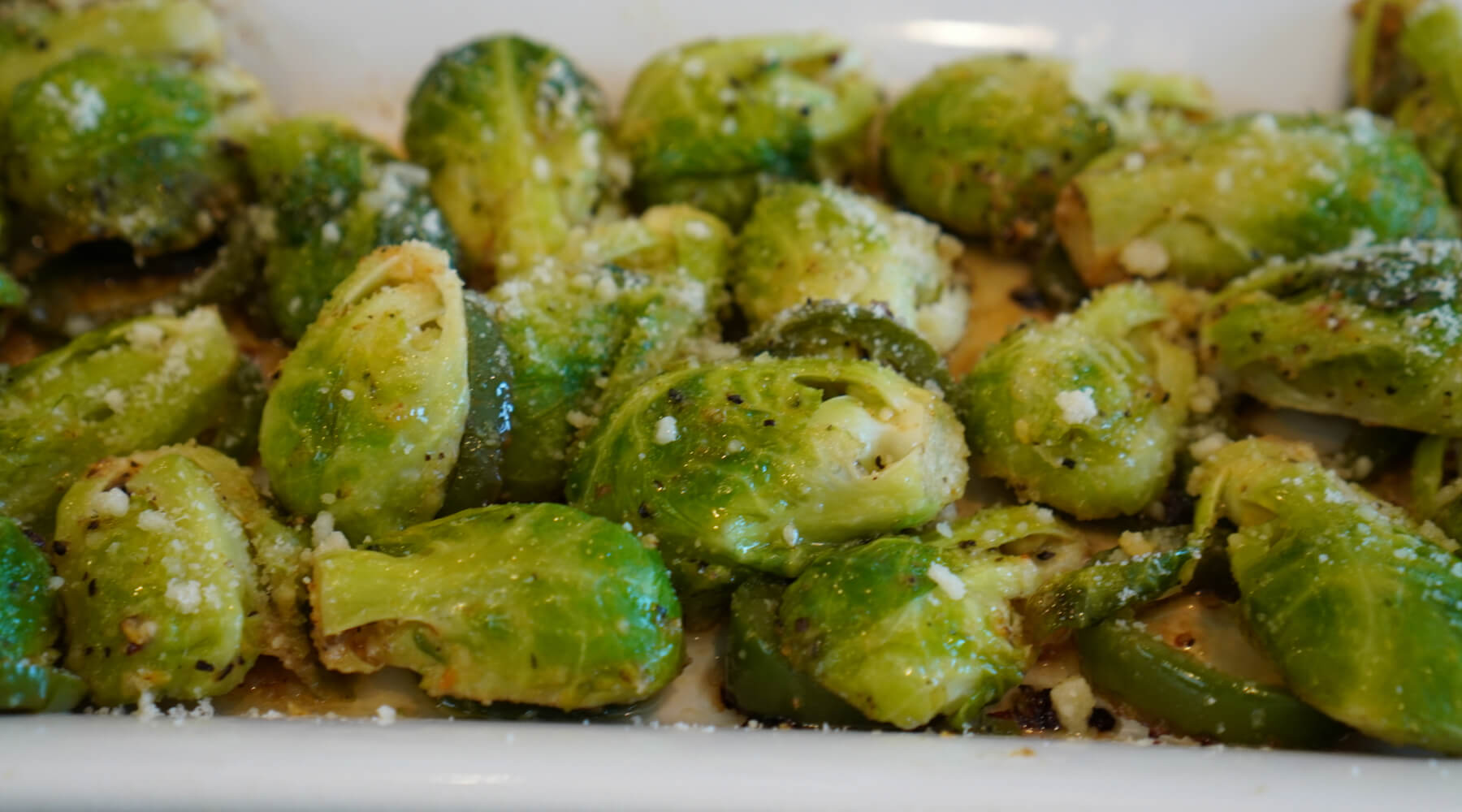 Bowl of Jalapeno Brussel Sprouts