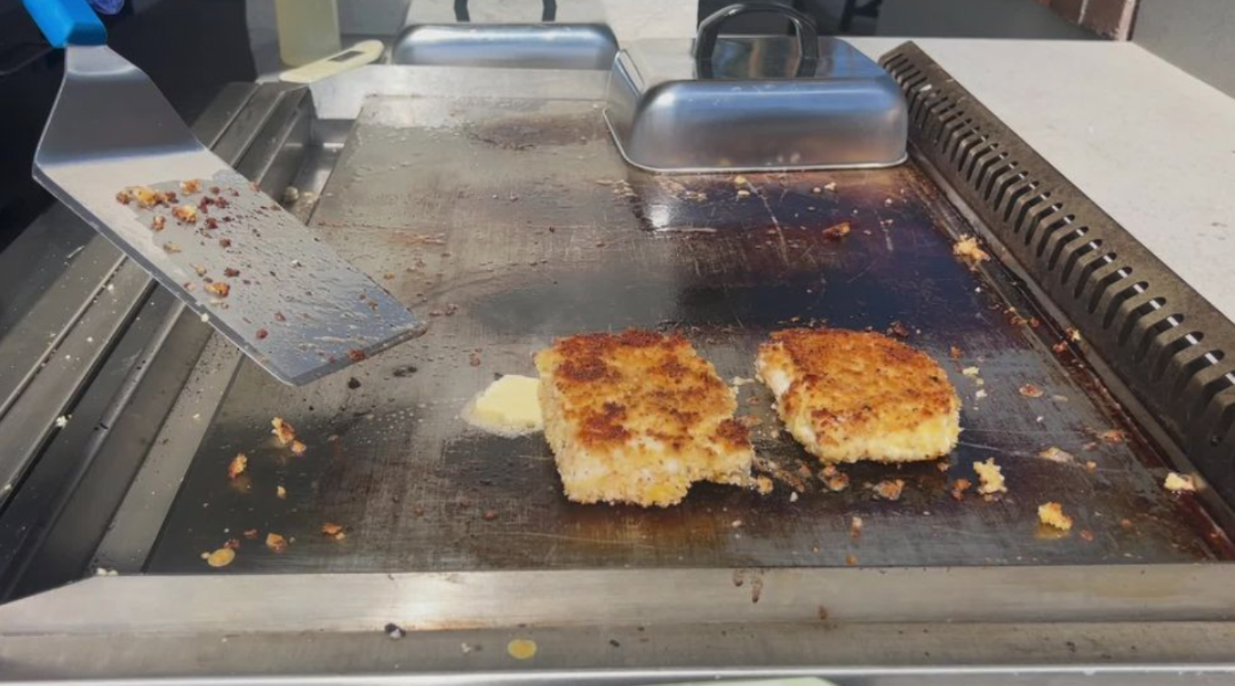 Fish on the griddle