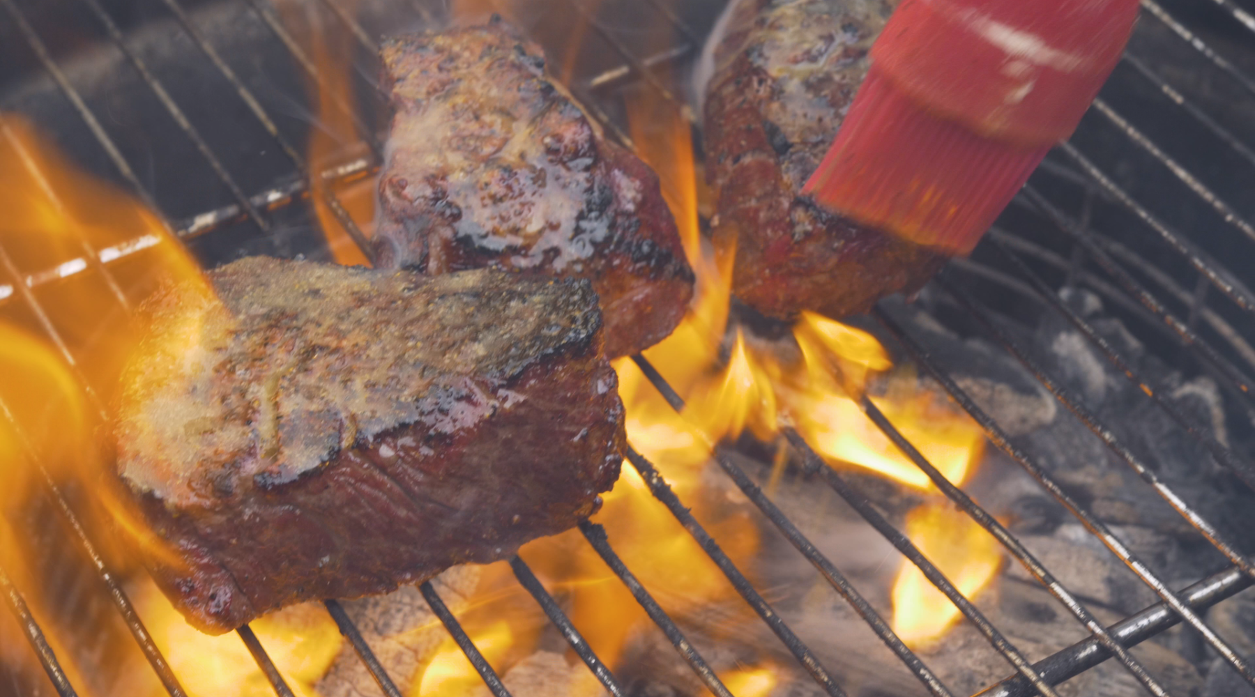 Reverse searing on the drum smoker
