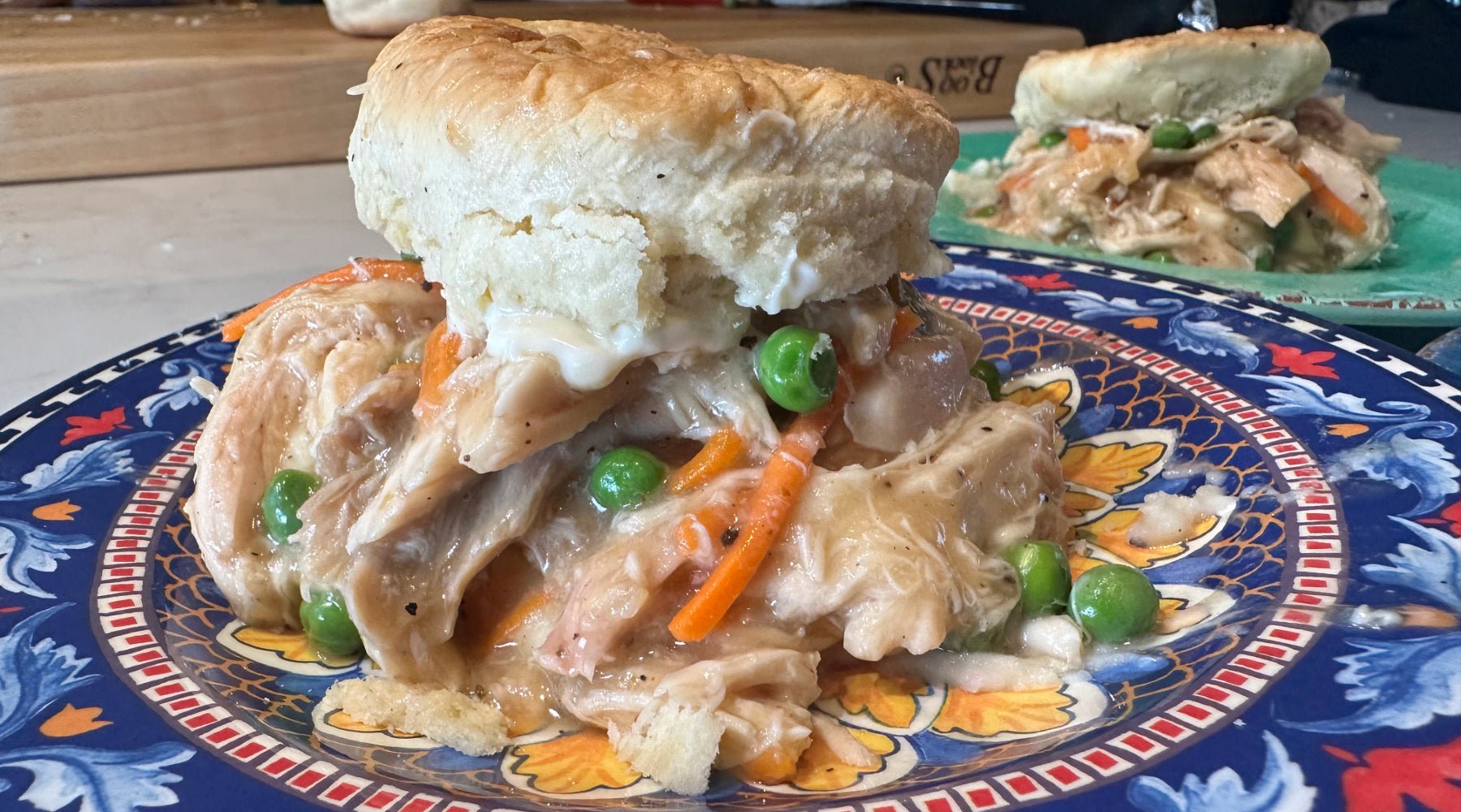Chicken and Dumpling Biscuit Sliders