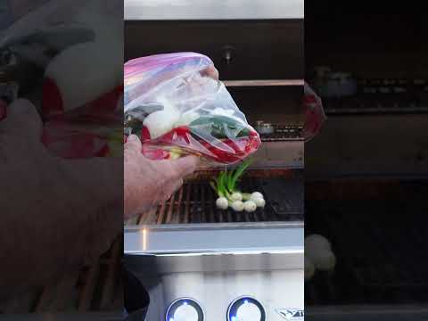Video of Big Poppa using Little Louie's Seasoning to season all kinds of vegetables and grilling them.