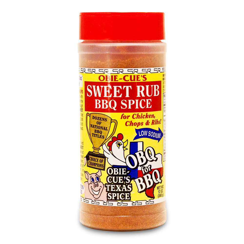 Obie-Cue's Sweet BBQ Rub - 12oz
