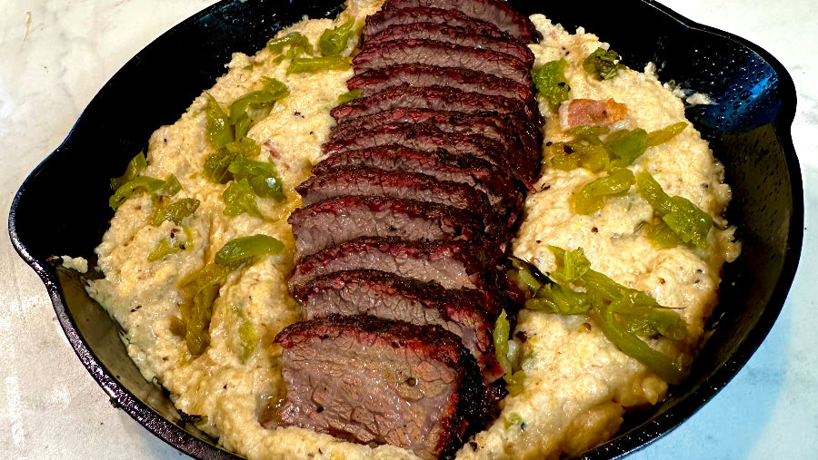 Big Poppa’s Short Ribs & Hatch Chili Grits