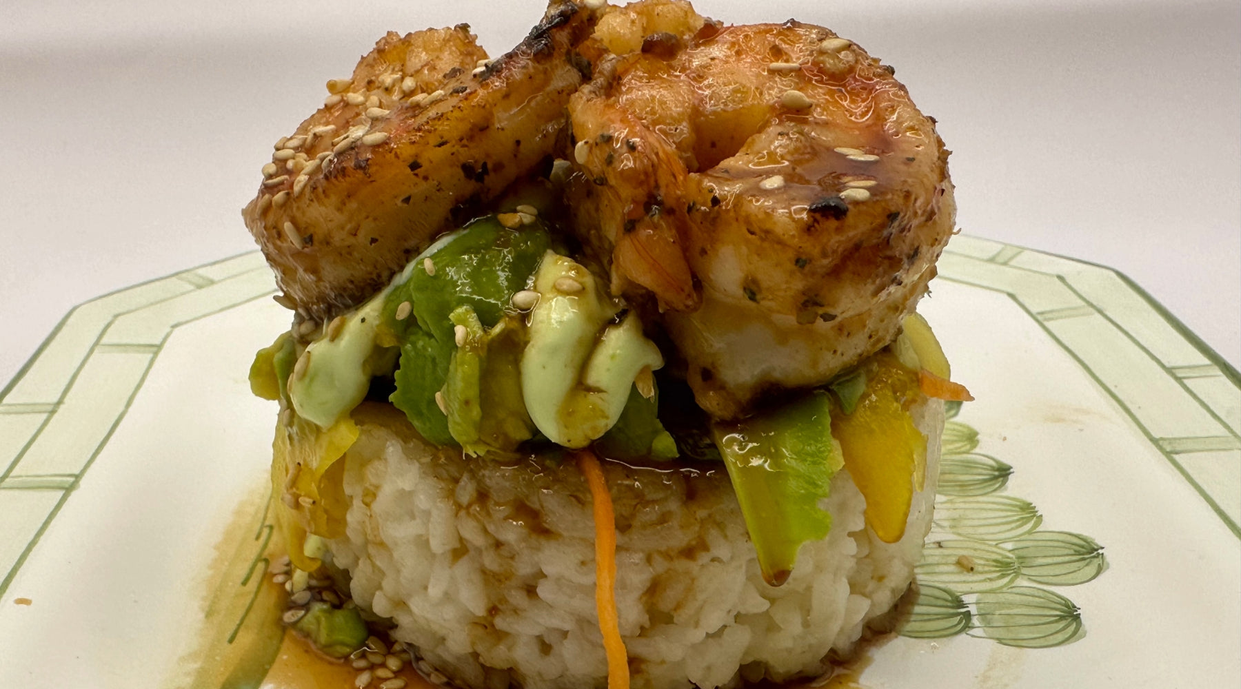 shrimp tower appetizer