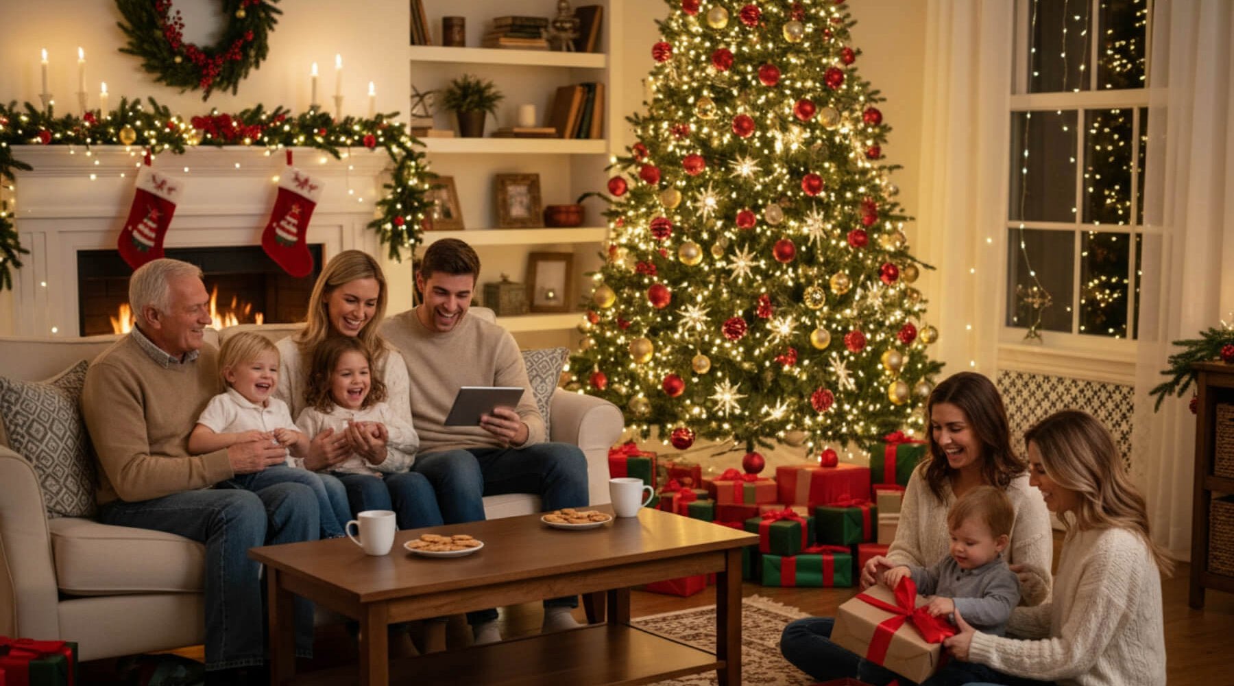 Family at the holidays