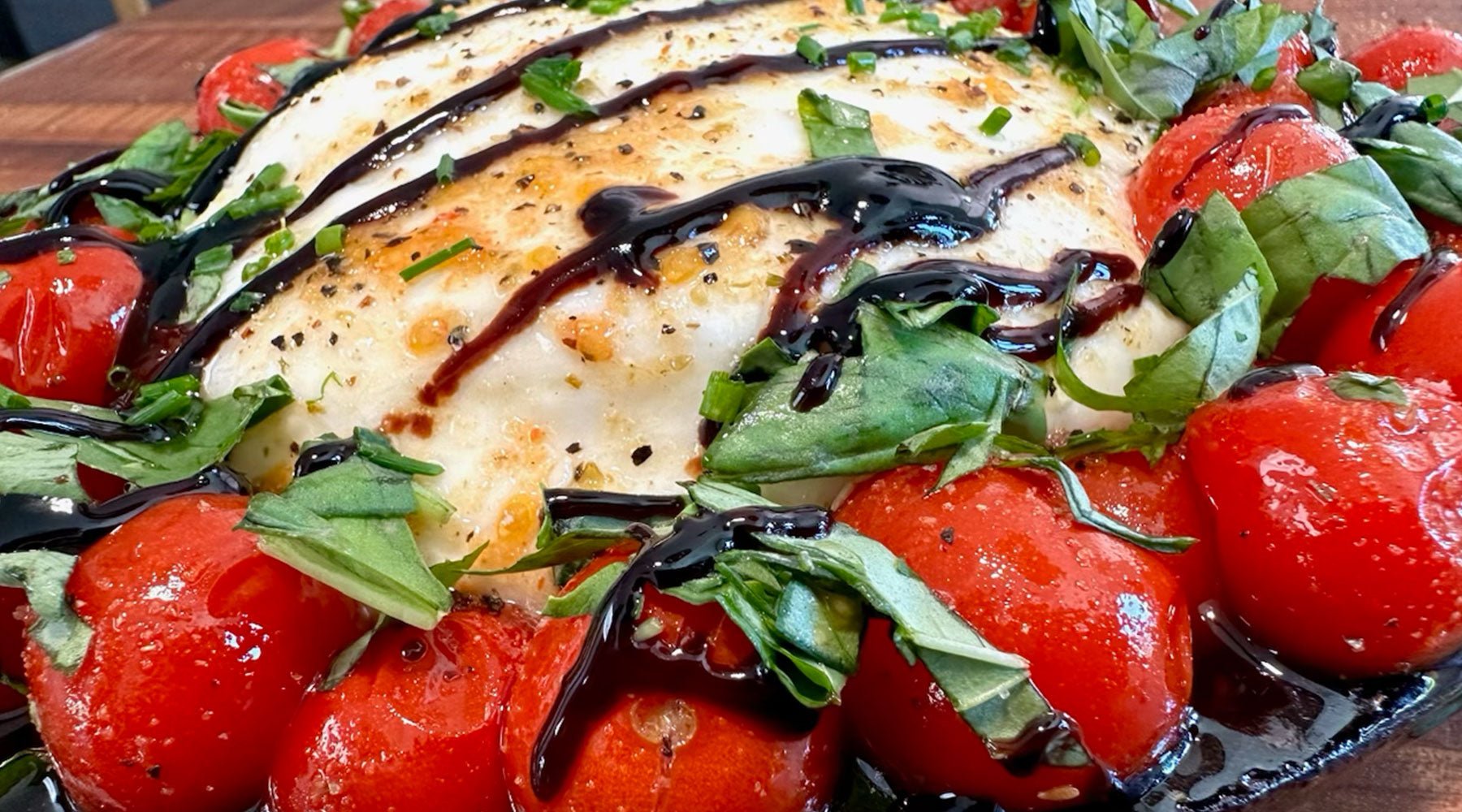 Big Poppa's Caprese Salad is a pretty it for a summer side dish.