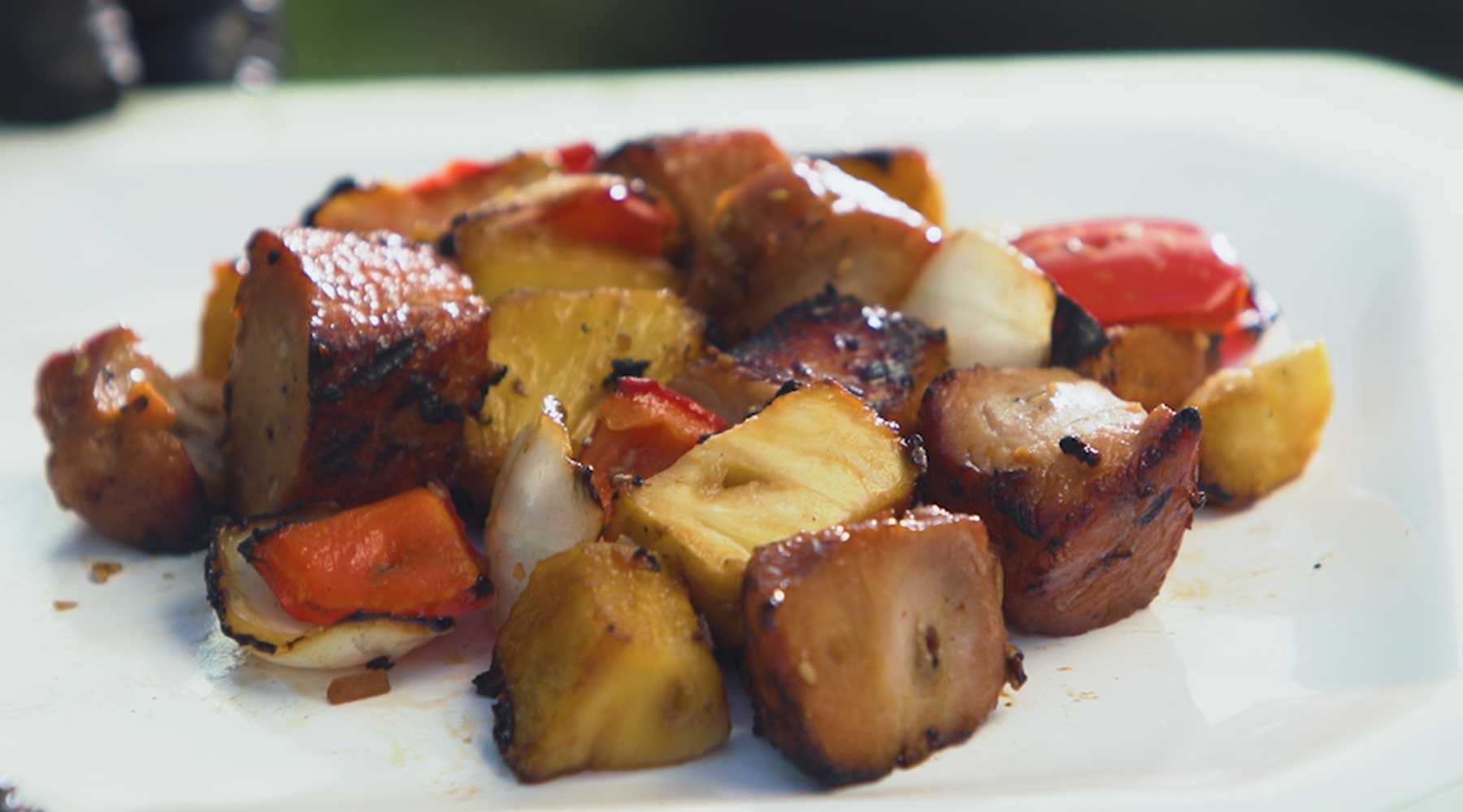 Pineapple Pork Kebabs