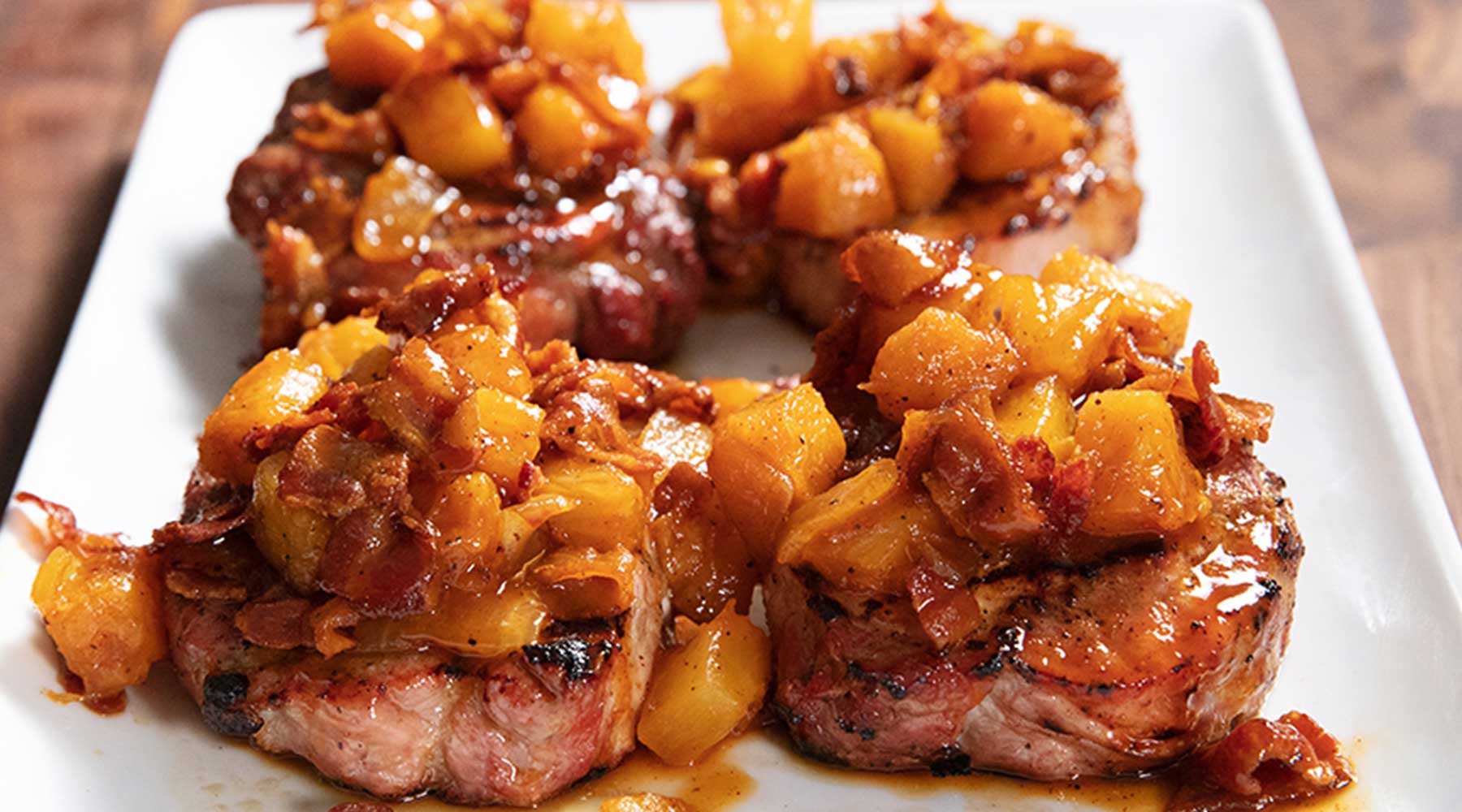 Smoked Korean Pork Tenderloin + Pineapples