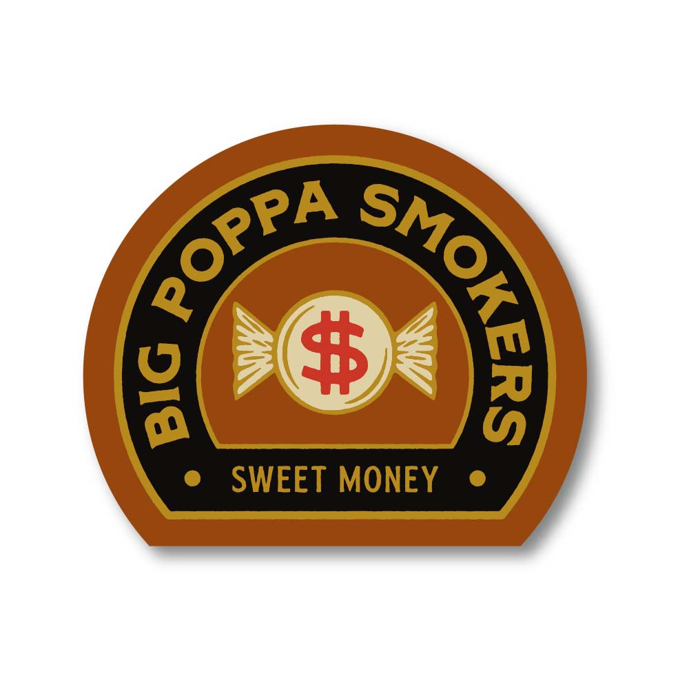 Big Poppa Stickers - Big Poppa Smokers