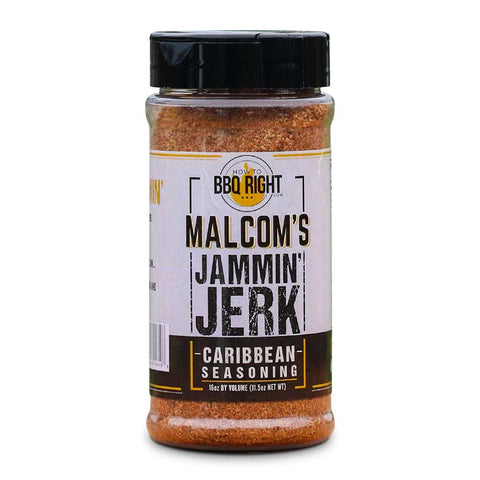 Malcom’s Jammin’ Jerk Caribbean Seasoning -  16 oz.