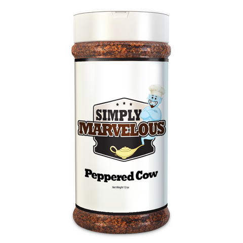 Simply Marvelous BBQ Rub Peppered Cow - 12oz