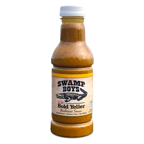 Swamp Boys Rub's Bold Yeller Mustard Sauce 19oz