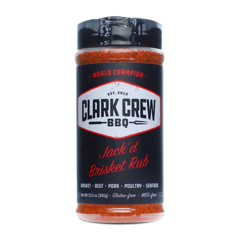 Clark Crew BBQ Jack'd Brisket Rub - 12oz