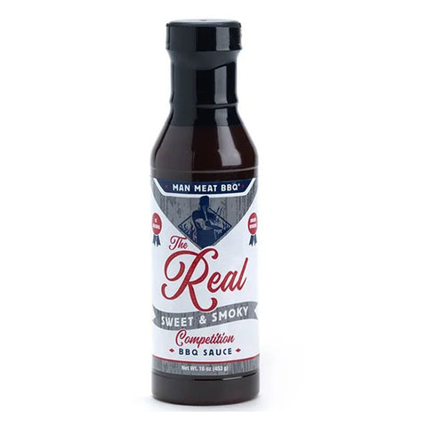 Man Meat BBQ Sauce Sweet and Smokey: A mouthwatering blend of sweetness and smokiness, perfect for enhancing your grilled dishes