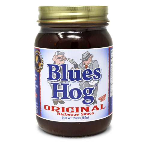 Blues Hog Original BBQ Sauce in a 20oz glass jar.