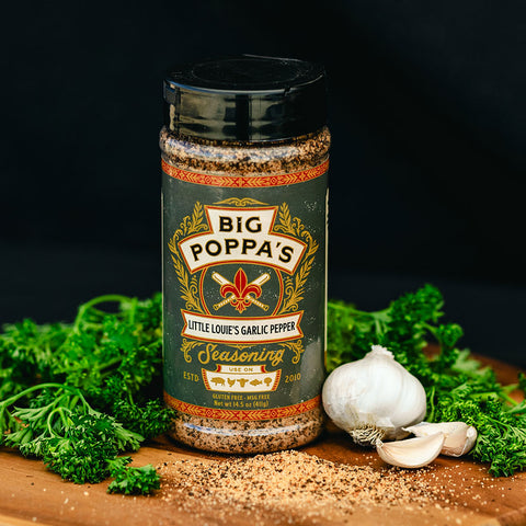 Big Poppa's Little Louie's Garlic Pepper Seasoning - 14.5oz