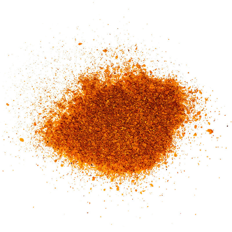 Your Behind BBQ Arizona Cajun Rub' seasoning, showing a coarse blend of spices and herbs in shades of red and orange.