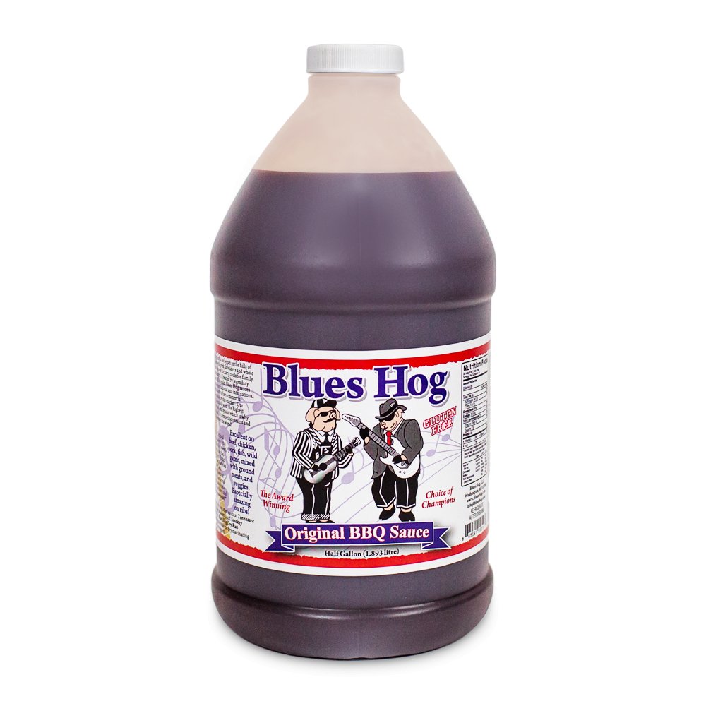 Blues Hog Original BBQ Sauce in a half gallon jug - Sweet and Spicy Gourmet Barbecue Sauce