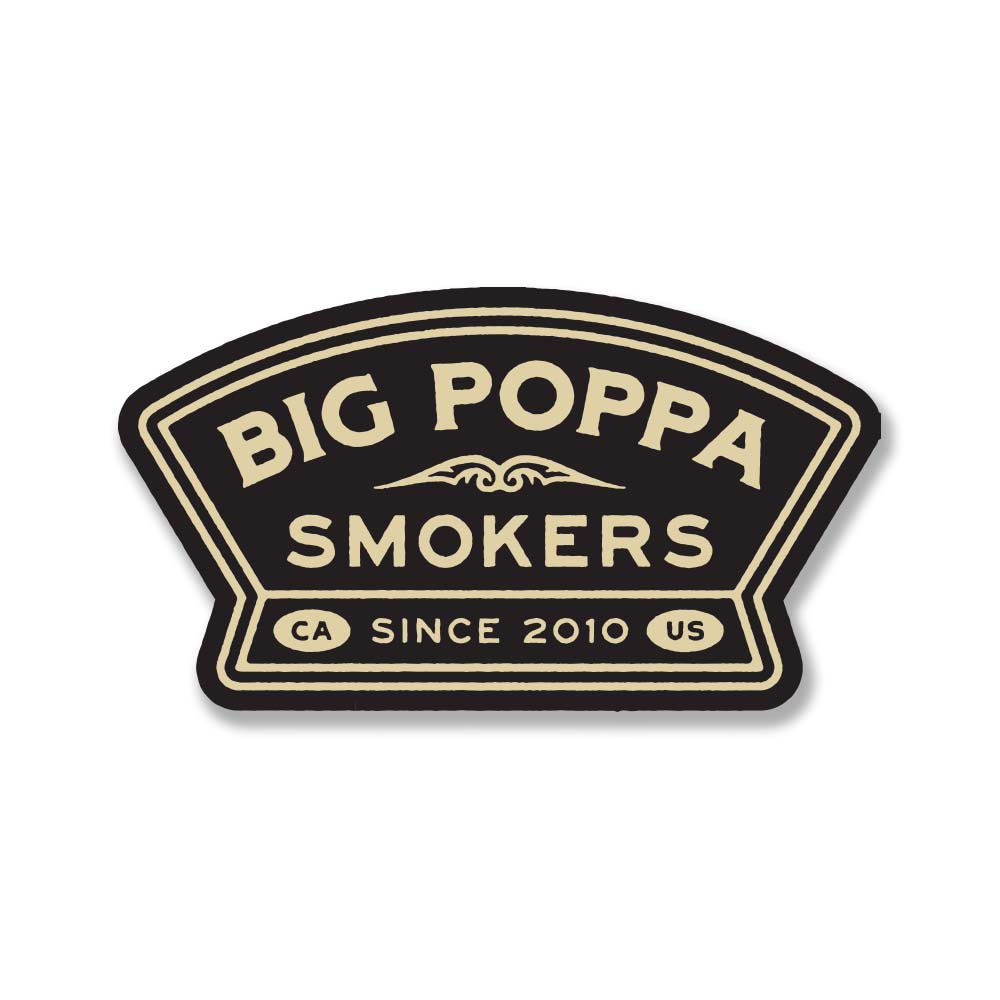 BPS Classic Black Sticker | BBQ Sticker | BBQ Gear | Collectable
