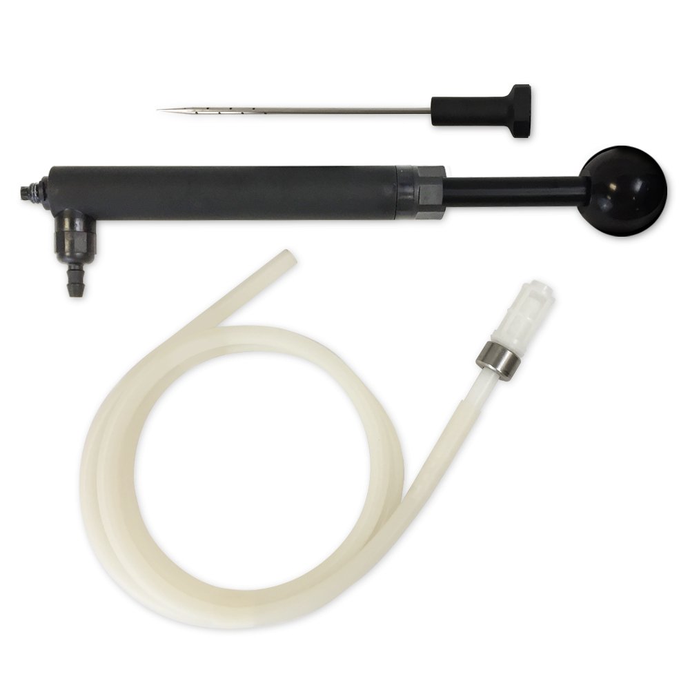 F. Dick Brine BBQ Pump, designed for injecting brine into meats for enhanced flavor and moisture, perfect for BBQ enthusiasts and professional chefs.