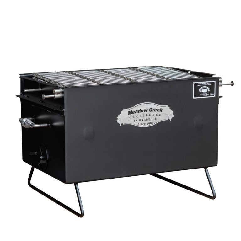 Meadow Creek BBQ26 Flipping Grate Grill | Tabletop Charcoal Cooker