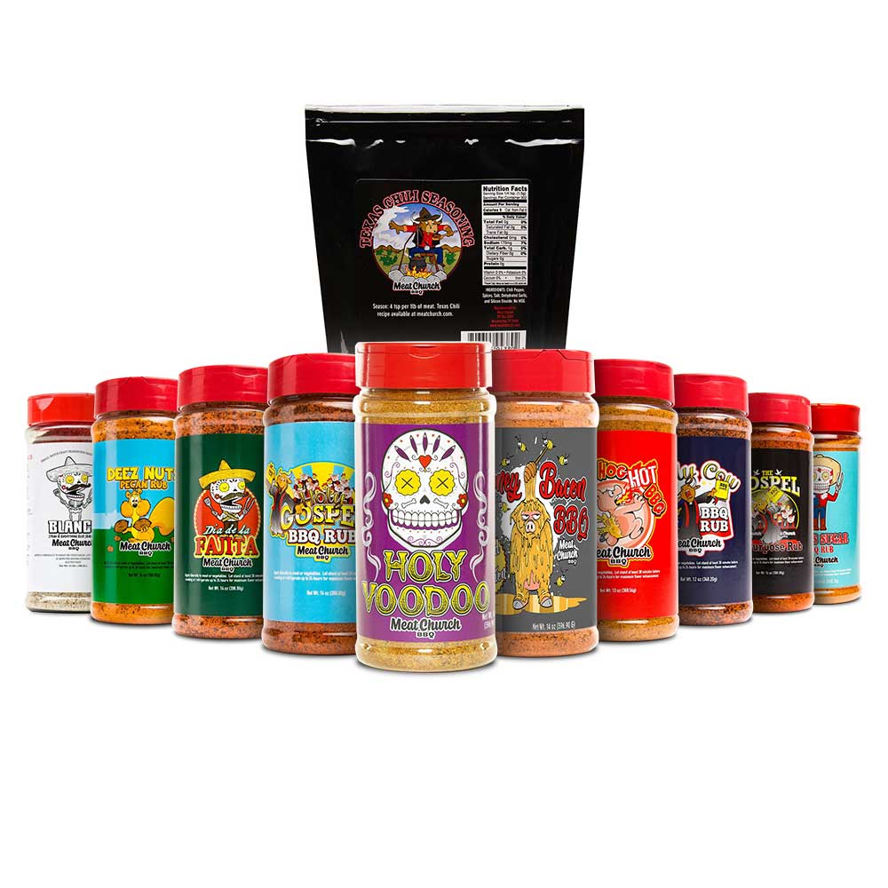 All your favorite Meat Church seasonings in this classic bundle, just in time for the holidays.